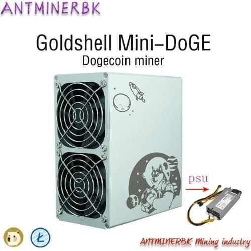 2021 Original Brand New Goldshell Mini Doge 185M 235W Silent Miner LTC Miner Mining Doge Coin with 800w power supply option