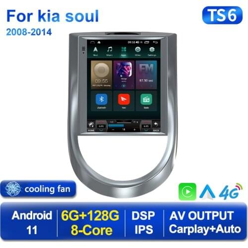 Car Multimedia Video Player 2 Din Android 11 Car Radio For KIA SOUL 2008 - 2014 Radio GPS Navigation Stereo BT DVD