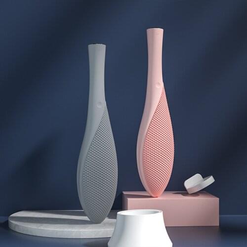 Electric Silicone Bath Brush ultrasonic vibration massage Shower Brush wireless charging Waterproof Body Cleaning instrument