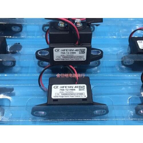 HFE18V-40 750-12-HB5 Relay 40A 750VDC