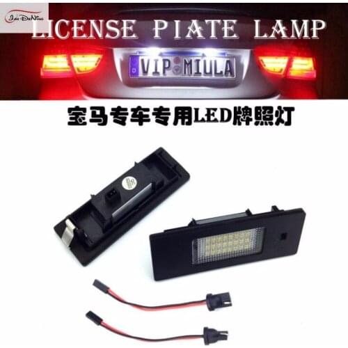 JanDeNing 2pcs Error Free 24 LED License Plate Lights For BMW E81/E87/E86/E85/E36/E36N