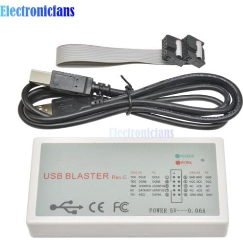 Diymore FT245+CPLD USB Blaster Download Cable FPGA / CPLD Downloader USB Type-B Interface Cable High Speed Download Cable