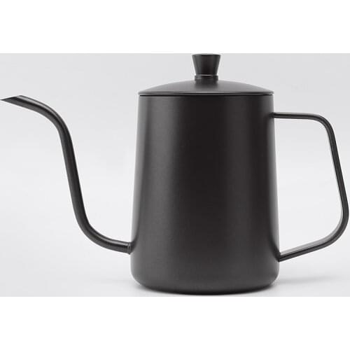 Hand-made coffee pot hanging ear coffee brewing pot household stainless steel drip-type long-mouth slender pot