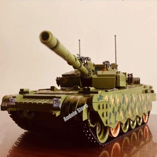 Military German King Tiger Tank Building Blocks Army WW2 Soldier Figures Man Weapon Bricks Tank Modle Toys For Boy Birthday Gift