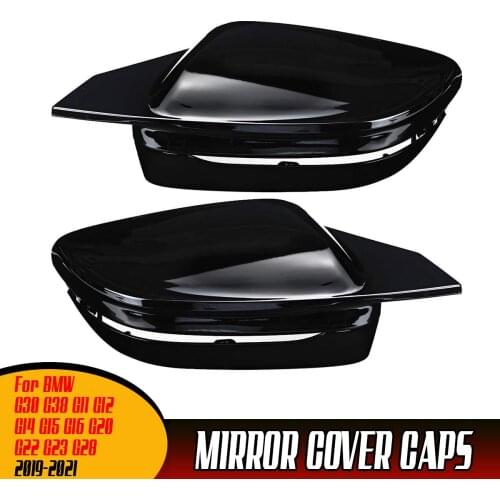 Car Rearview Mirror Cover Caps Side Mirror Cover For BMW G30 G38 G11 G12 G14 G15 G16 G20 G22 G23 G28 2019-2021 Left Hand Driver