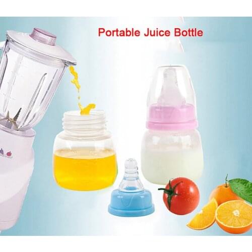 60ml Mini High Temperature Resistance Baby Bottles Infant Baby Feeding 0-18 Months Juice Milk Feeder Nursing