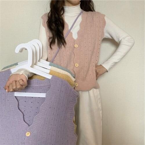 Fashion traf Oversized Y2k кардиган женский Knitted Vest Sweater Vintage V Neck Gilet Femme Waistcoat Chic Tops Cardigan Mujer