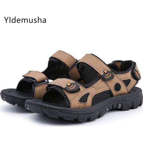 Men Sandals 2020 Summer New Breathable Soft mens Sports sandals for Men Comfortable Beach Men Shoes Fashion Men‘s Casual Shoes
