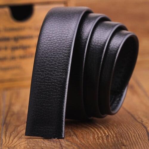 Maikun Mens Business Casual Automatic Buckle Belt Young And Middle-Aged Mens High-Quality Non-Buckle Faux Leather Belt