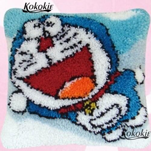Cross stitch kits embroidery needlework latch hook cushion Crocheting Rug Kits cartoon carpet cushion Patchwork Pillowcase