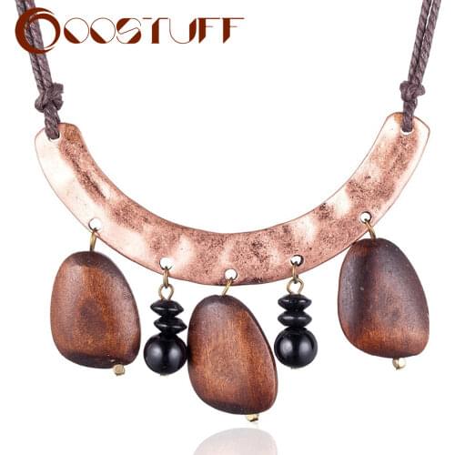 2021 New Arrival Handmade Wood Beads Women Jewelry Long Necklaces necklaces & pendants women collares mujer choker kolye bijoux
