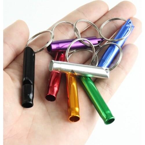 Wholesale fire-fighting aluminum alloy whistle small whistle metal whistle aluminum alloy sub-factory for sub-training