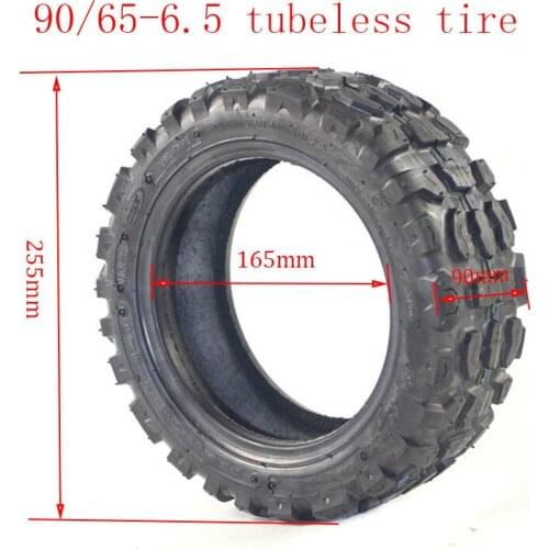 CST 90/65-6.5 Pneumatic Tire for Electric Scooter FOR DIY Cross-country tire 90/65-6.5 tubeless /vacuum tyre