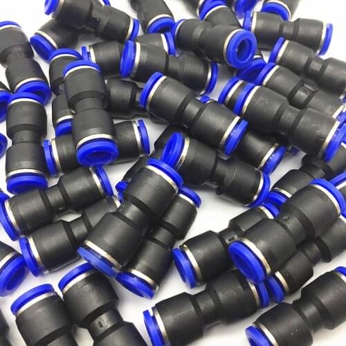 Pneumatic quick counplings Straight connector pipe fitting for 1/4 3/8 1/2 inches