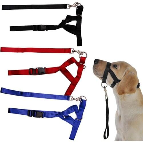 Adjustable Pet Dog Padded Head Collar No Pain Control Training Leash Harness Halter Training Nose Reigns Pet Supply Accessories