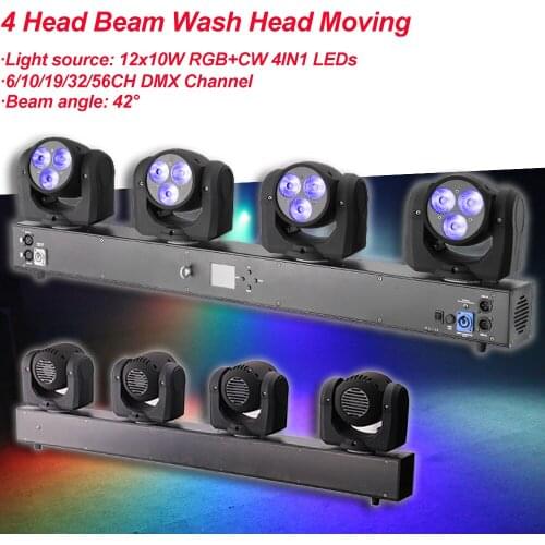 110W LED Bar Beam Effect Lyre 12x10w RGBW 4IN1 Moving Head Light Excellent For DJ Disco Christmas Party Dance Floor Night
