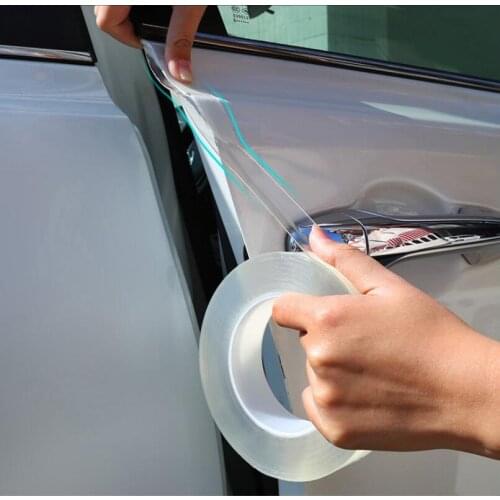 Universal Car Door Scratchproof Sill Guard Sticker Film Anti Scratch Carbon Scuff Pedal Guards Cover Door Sill Plate Sticker