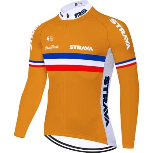 2021 France STRAVA Équipement de vélo ​long sleeve cycling wear ​​summer spring quick dry equipo de ciclismo