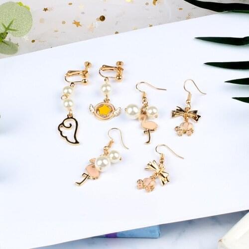2020 New Korean Summer Cartoon Firebird Earrings Cute Personality Long Earrings for Women Dangle Hanging Earring Jewelry
