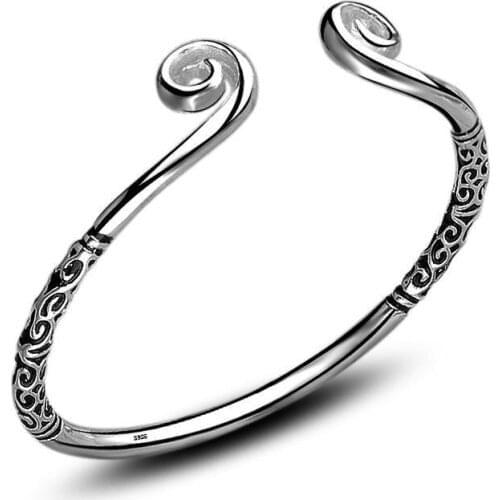 Straitjacket Bracelet Silver Plated Bracelets & Bangles For Women Jewelry Pulseiras Femme Pulseras Pulseira Bileklik Cuff Love
