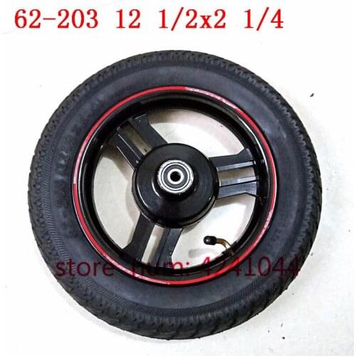 12inch wheel hub rim electric scooter folding electric bicycle tire and tube Explosion-proof tyre 12 1/2x2 1/4 wheels
