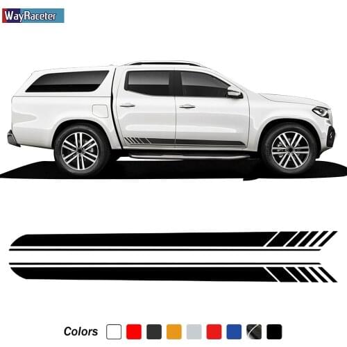 2 Pcs Edition 1 Car Door Side Stripes Skirt Racing Body Vinyl Decal For Mercedes Benz X Class W470 AMG 2018-Present Accessories