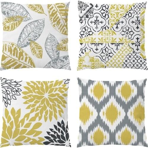 4Pcs Cushion Cover Throw Pillow Case 45X45Cm for Sofa Home Office Decor