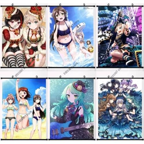 Diamond Embroidery Full Square Drill Anime BanG Dream! 5D DIY Diamond Painting Cross Stitch Kits Mosaic Kids Room Decoration