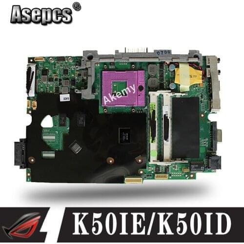 Asepcs K40IE/K40ID/K50ID/K50IE Laptop motherboard For Asus K40ID K50ID K40IE K50IE X50DI K40I K50I Test original mainboard