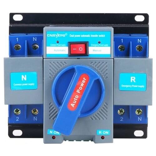 Supply Automatic transfer Change-over Mini Type Both Power Switch Device OEM Expert circuit breaker 63A 2P