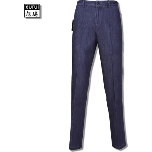 Mens Casual Business Dress Formal Pant Cotton Stretch Trousers Long Straight Male Black Blue Green Plus Big Size 30-44