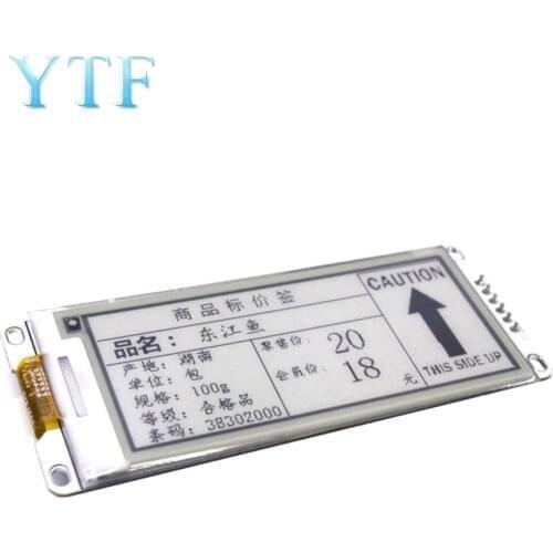 2.90 Inch Black And White Electronic Ink Screen SPI Shelf Label Electronic Paper Screen Module