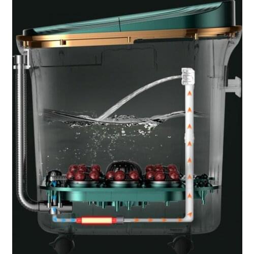 48cm Deep Foot Soaking Bucket Household Electric Massage Foot Basin Full Automatic Heating Constant Temperature Wu Xin Same Foot