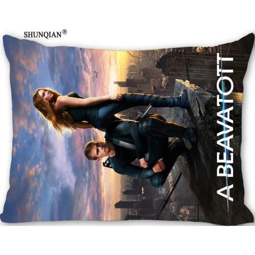 Hot Nice Divergent Rectangle Pillowcase zipper Wedding Custom Pillow Case For Bedroom Pillow Cover(two sides) 18-3-15