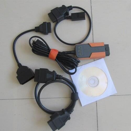 M-VCI interface 3 in 1 mvci for honda for toyota tis diagnostic tool newest software V10.00.028 universal diagnostic