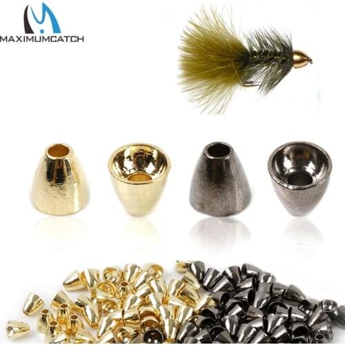 Maximumcatch 25pc Tungsten Fly Tying Cone Head Fly Tying Material Fly Tying Beads