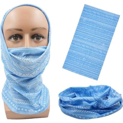 Men Women Seamless Head Face Mask Neck Gaiter Snood Headwear Magic Scarf Outdoor Motorcycle Cycling Fishing Ski Hiking Bandanas