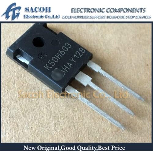 New original 5PCS/Lot IKW50N60H3 K50H603 or IGW50N60H3 G50H603 50N60 TO-247 50A 600V Power IGBT Transistor