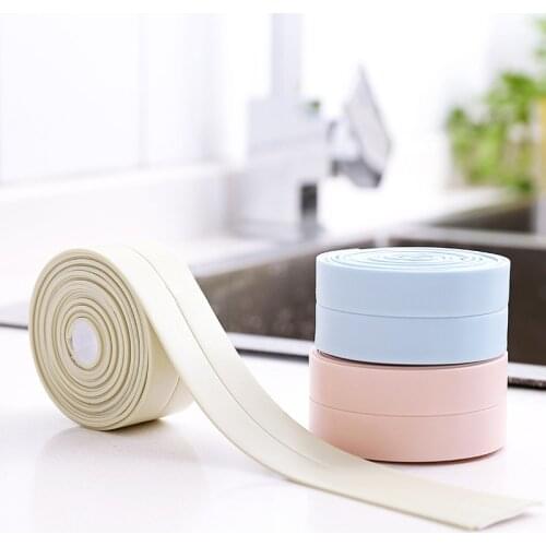 Strongwell Self Adhesive Kitchen Ceramic Sticker Waterproof Anti-moisture PVC Sticker Bathroom Wall Corner Line Sink Stickers