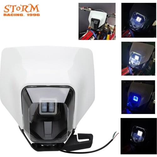 LED Motorcycle New Headlight Headlamp Head Lamp Light For Husqvarna FC FE FX TC TE TX 125 250 300 350 450 501 FE250 FC250 TE300
