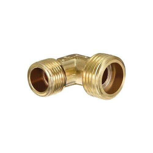 Air Compressor Pipe Fitting Elbow Connector 3/8" NPT Male to 1/2" NPT Male