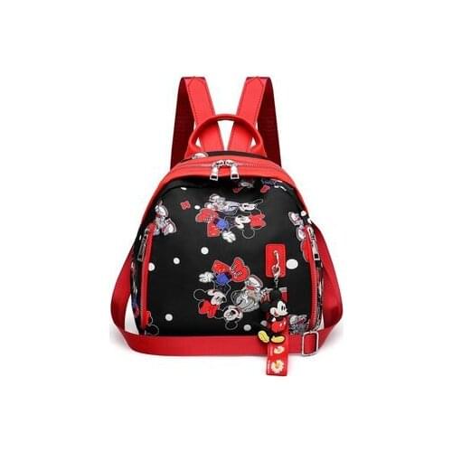 Disney new Mickey Oxford cloth ladies fashion waterproof travel bag girl school bag shoulder handbag mommy bag
