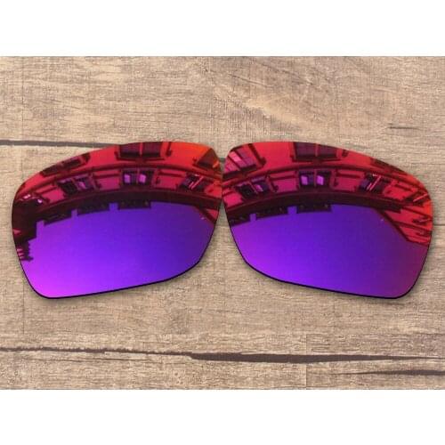 Vonxyz Midnight Mirror Polarized Replacement Lenses for-Oakley Dispatch 1 Frame