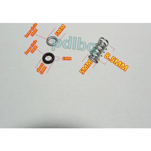 100 sets/pack) Motorcycle Carburetor Air Fuel Ratio Screw spring + Iron gasket + Rubber Seal O-Ring