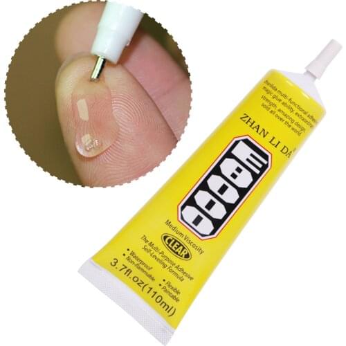 110ml Multi-Function E-8000 Clear Adhesive Glue with Needle for DIY Jewelry Making Smart Phone Screen Glass Electronic Component