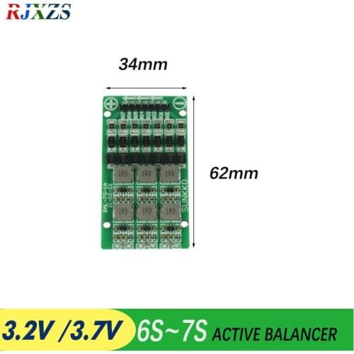 6S 7S LiFePO4 Lithium Ion Active Balancer board balncing full charge battery balance board