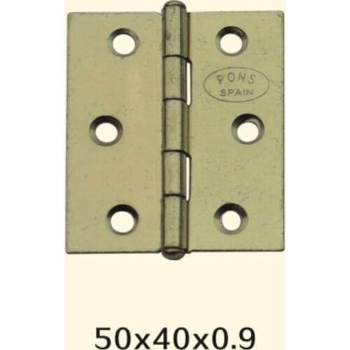 Freeshipping 50*40*0.9mm Iron Metal Hinge Sewing Machine Folding Table Furniture Flip Tray Hinges Big Door Hinges