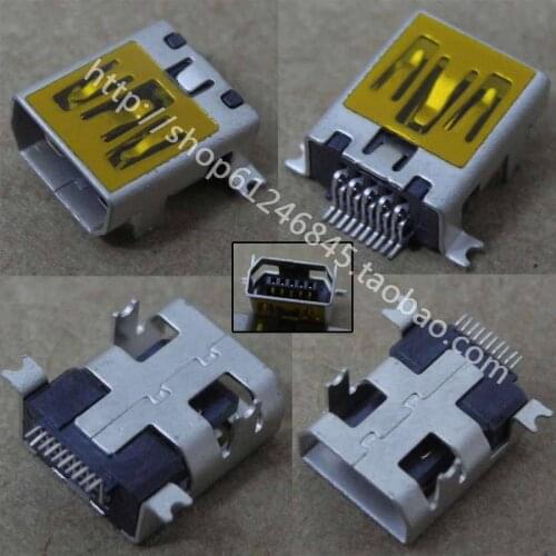 Free shipping The new for Tablet PC mobile phones Micro USB data interface plug the end SMD 10 pin U024