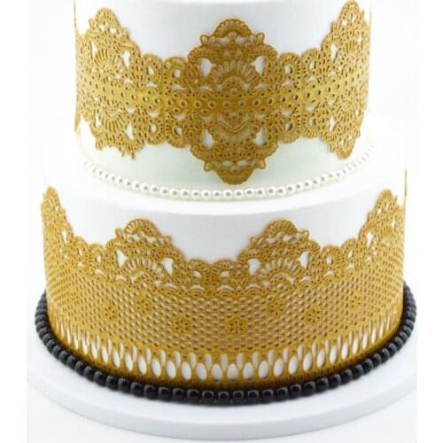 Big Size Flower Patterns Fondant Cake Decorating Mold Sugar Crafts Lace Mats Embossing Cake Tools