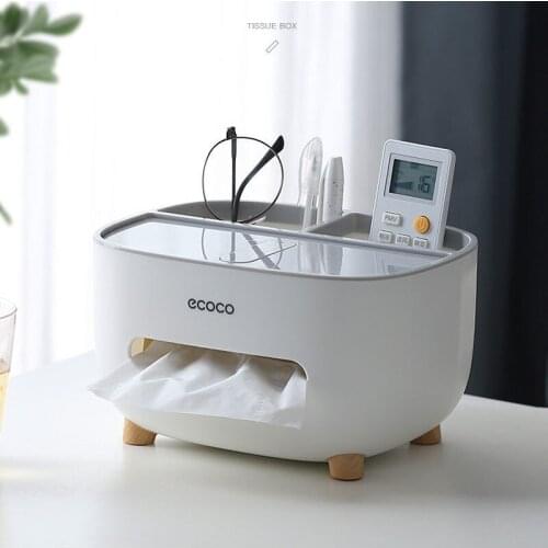 Tissue Storage Paper Box Household Living Dining Room Simple Multi-Functional Creative Lovely Remote Control Tea Table Nordic